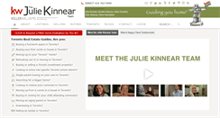 Desktop Screenshot of juliekinnear.com