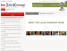 Tablet Screenshot of juliekinnear.com